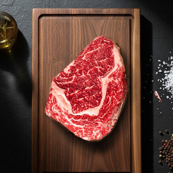 My Fresh Storage 黑安格斯肋眼，油香浓郁 M3–M5。Premium Steak Malaysia Angus Beef Pan-Ready Delivery.