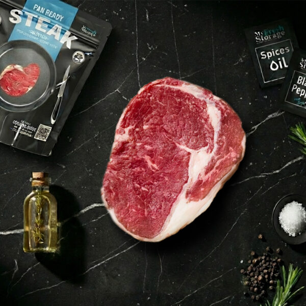 My Fresh Storage 草饲肋眼牛排，香气清爽适合健康料理。Premium Steak Malaysia Grass-Fed Pan-Ready Delivery.