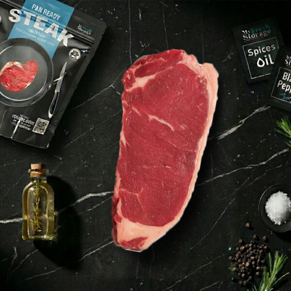 My Fresh Storage 草饲西冷牛排，轻盈自然风味。Premium Steak Malaysia Grass-Fed Delivery.