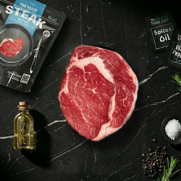 My Fresh Storage 巴西谷饲肋眼牛排，高性价比选择。Premium Steak Malaysia Halal Beef Pan-Ready Delivery.